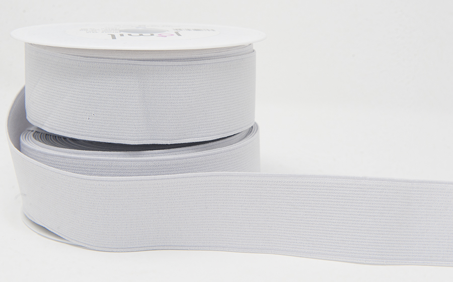 40mm Elastic White